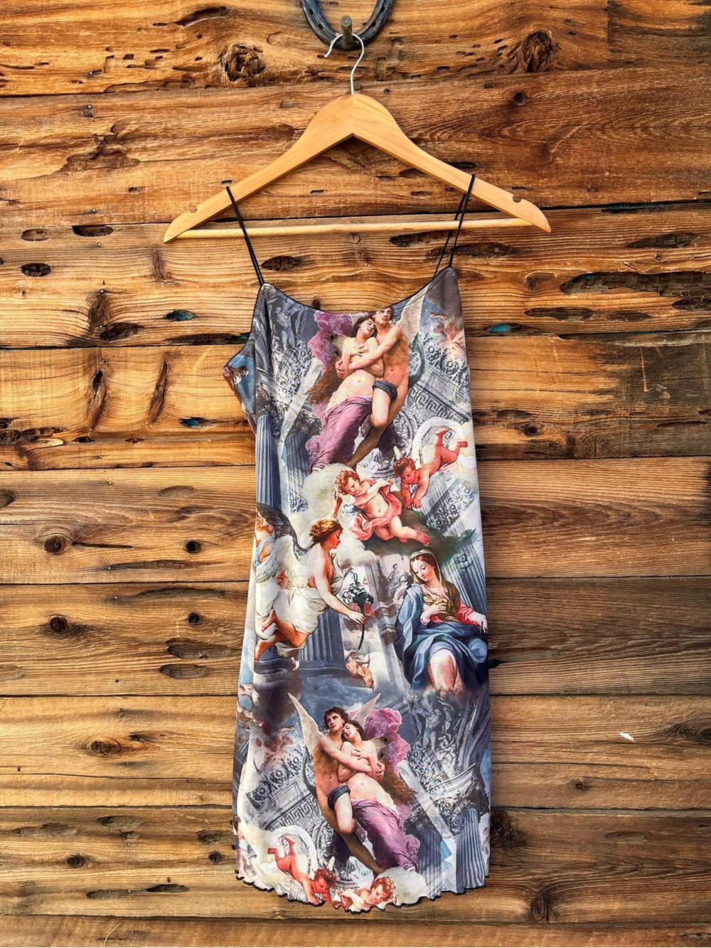 BEAR DANCE | Mesh Angels Mini Dress L